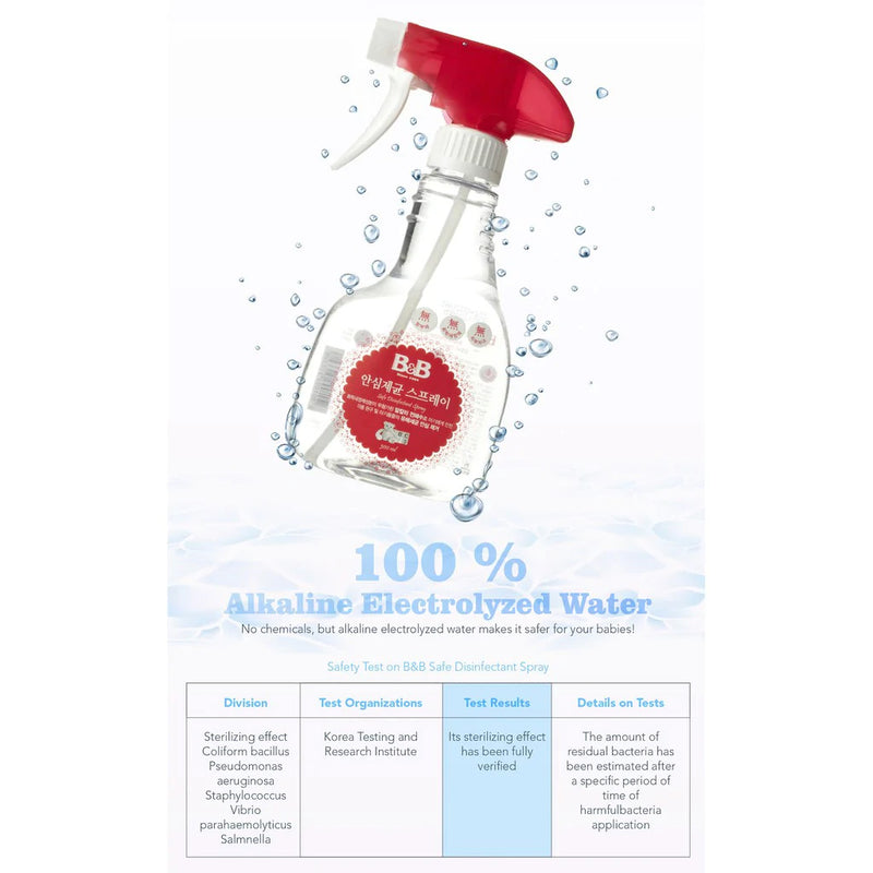 [2-Pack] B&B Safe Disinfectant Spray (300ml)