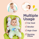 Puku Baby Pillow Minky Fabric Butterfly Shape - 8 Designs