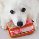 [2-Pack] Nom Ice Cream Sandwich Squeakie Chew Toy