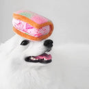 [2-Pack] Nom Ice Cream Sandwich Squeakie Chew Toy
