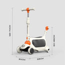 [6-Months Warranty] Kinderkraft Baby Swing Car with Rail, Magic - 3 Colors