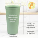 [2-Pack] Re-play Recycled Drinking Cup 24oz Adult Size [Made in USA]