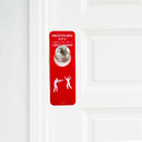 Nom Danger Area Door Hanger