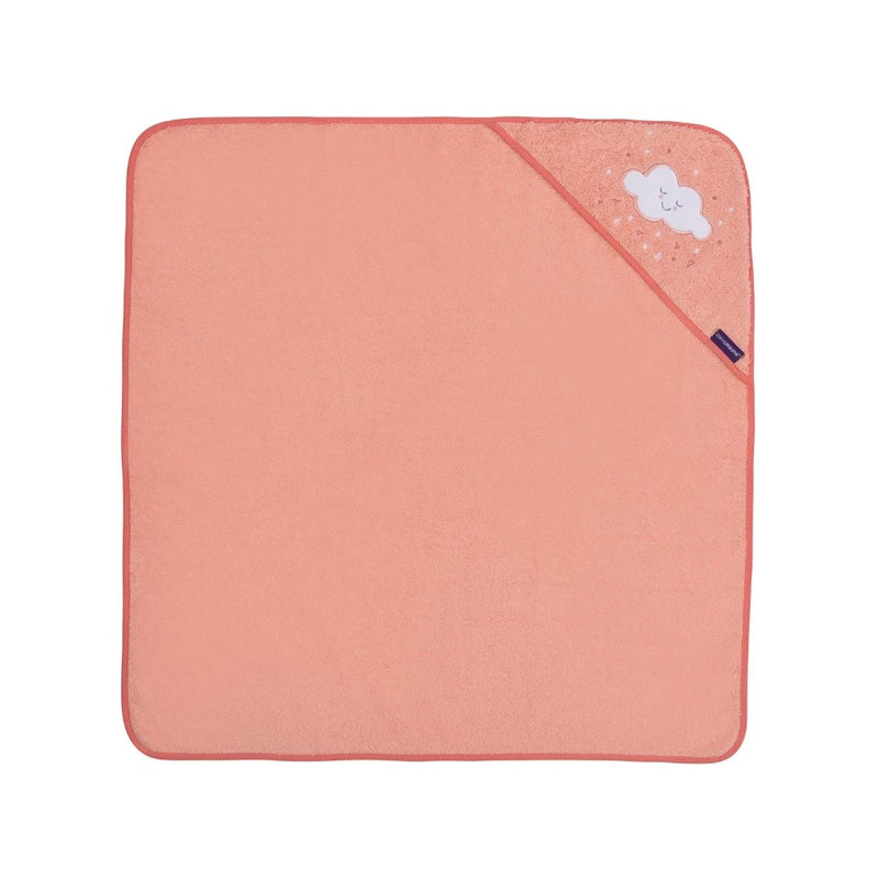 Clevamama Soft Cotton Hooded Baby Bath Towel (70x70cm) - 3 Colors