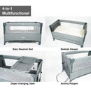 Isa Uchi Co-Sleeper Playpen with Changing Station -2 Color