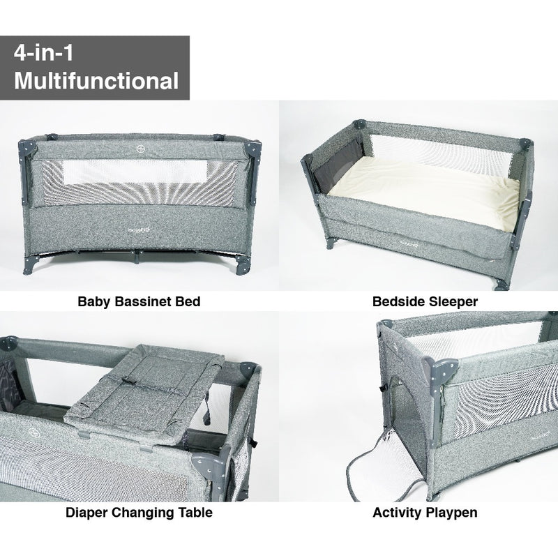 Isa Uchi Co-Sleeper Playpen with Changing Station -2 Color