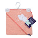 Clevamama Soft Cotton Hooded Baby Bath Towel (70x70cm) - 3 Colors