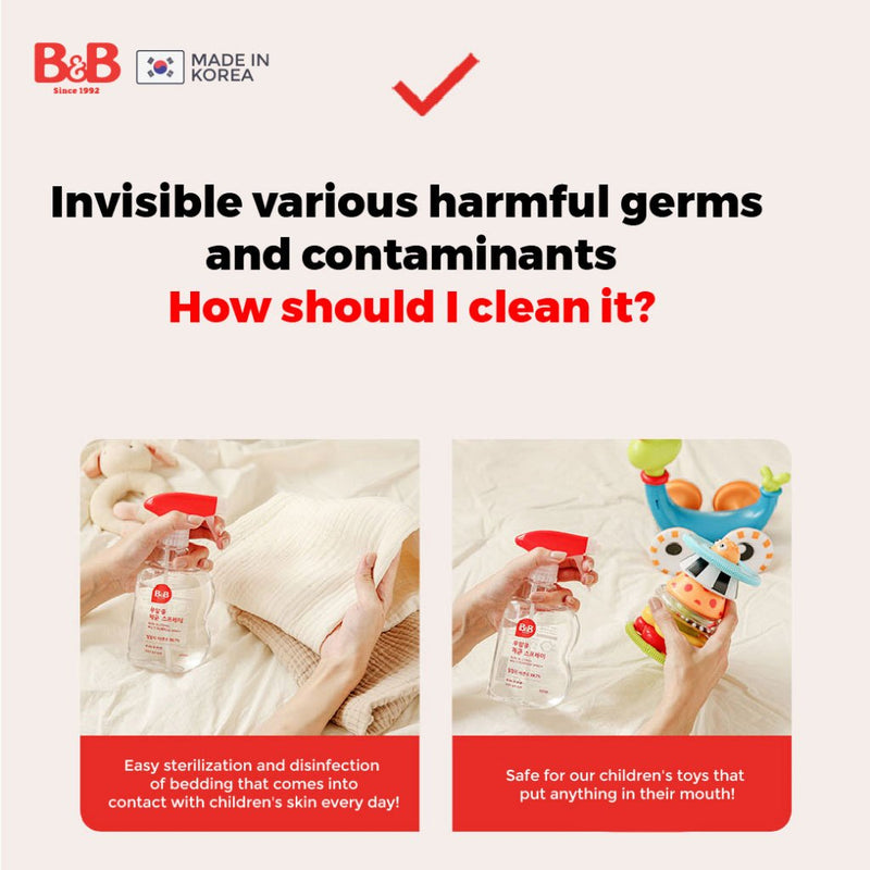 [2-Pack] B&B Safe Disinfectant Spray (300ml)