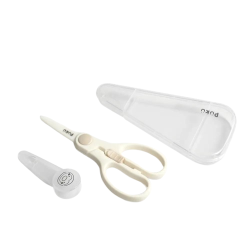 Puku Ceramic Baby Food Scissors With Travel Case