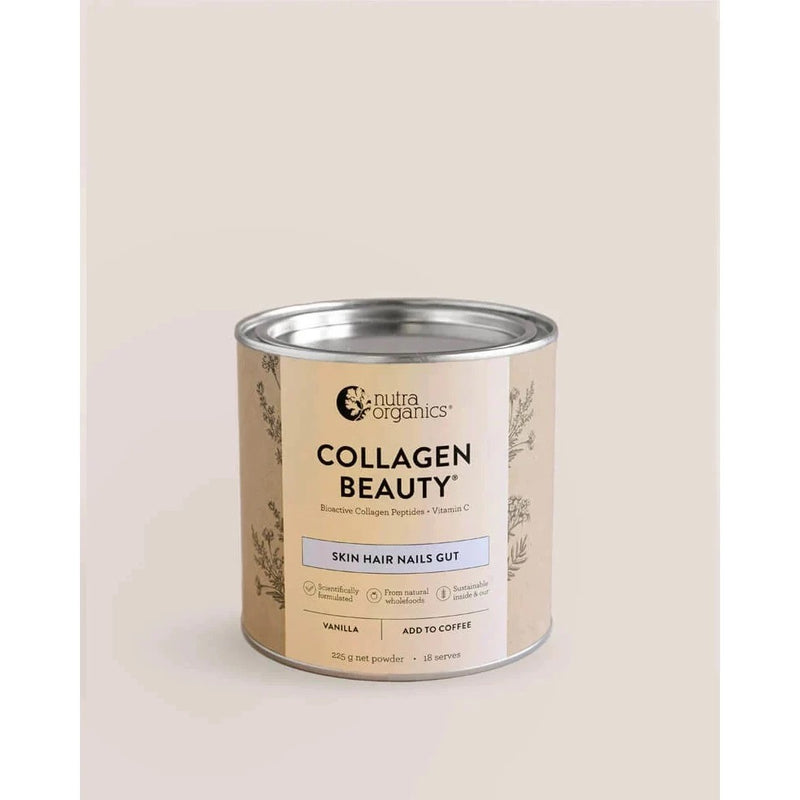 Nutra Organics Collagen Beauty with Verisol C - Vanilla 225gm