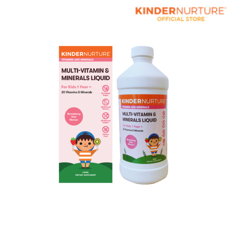 KinderNurture Multi-Vitamin & Minerals Liquid, 450ml.