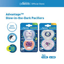 [Bundle Of 2] Dr. Brown’s Advantage Glow-in-the-Dark Pacifier, 2-Pack