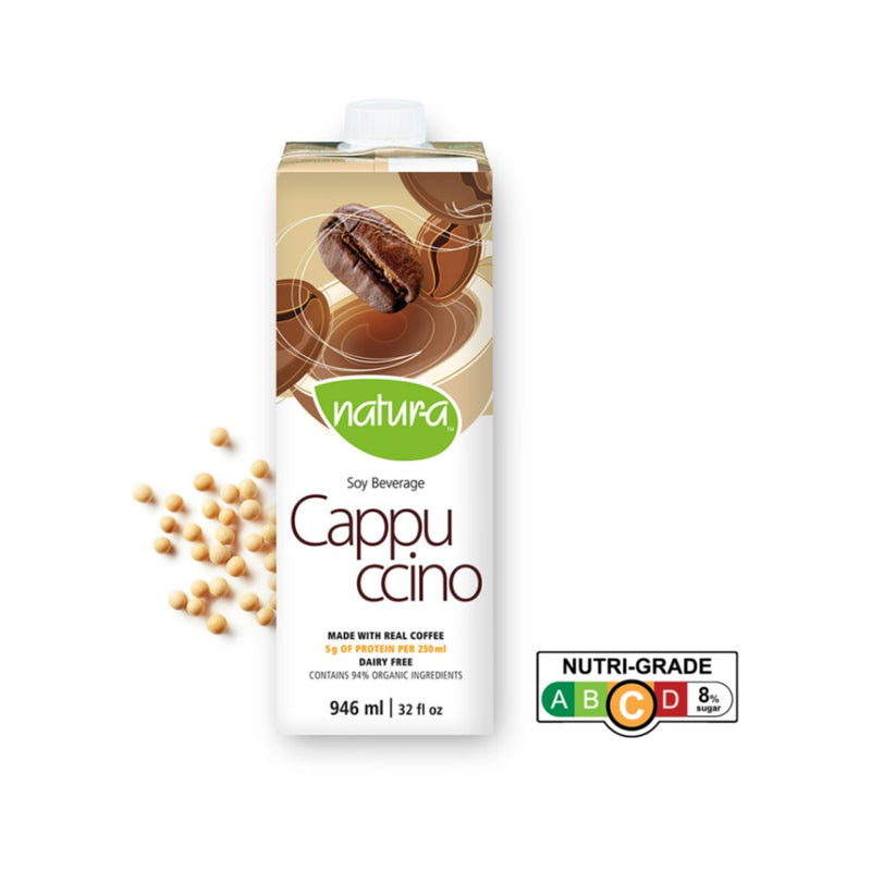 Natur-a Enriched Soy Beverage - Cappuccino (Organic) 946 ml ( Bundle Of 12 Packs ) Exp: 03/25