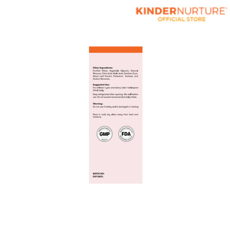 KinderNurture Multi-Vitamin & Minerals Liquid, 450ml.