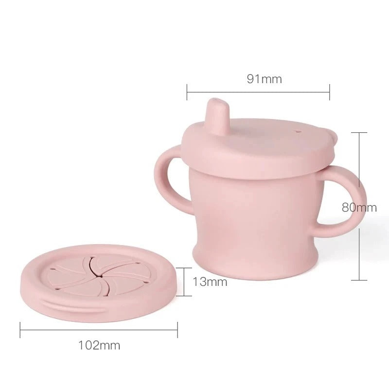 Haakaa Silicone Sip-N-Snack Cup - 2 Colors