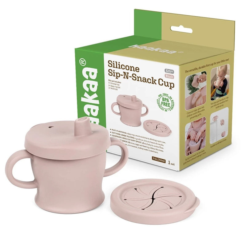 Haakaa Silicone Sip-N-Snack Cup - 2 Colors