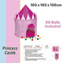 Puku Kids Ballhouse Ball Tent Castle | Princess | Cars | Children Playground - 8 Models