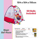 Puku Kids Ballhouse Ball Tent Castle | Princess | Cars | Children Playground - 8 Models
