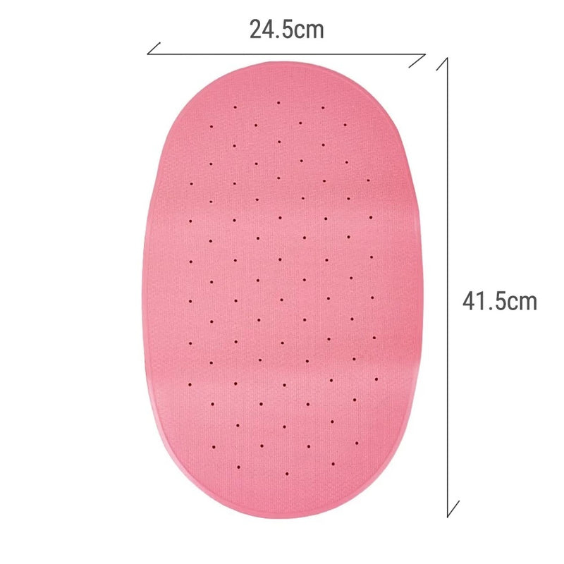 Puku Anti-Slip Bath Mat Shower Mat With Suction Cups (40x70cm) - 10 Designs