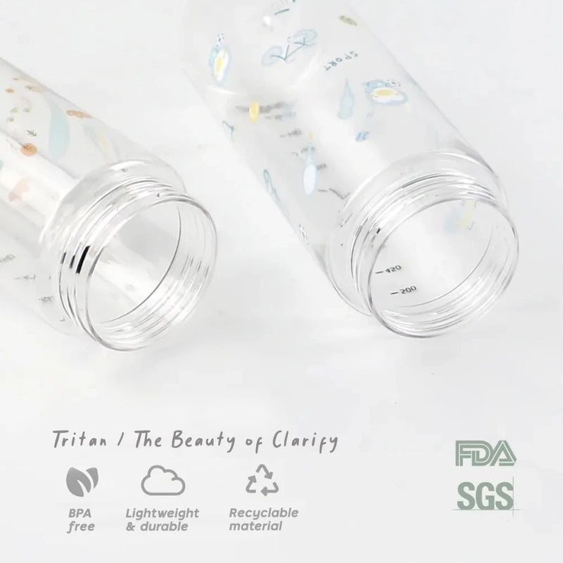 Puku Tritan Spout Bottle - 330ml /500ml