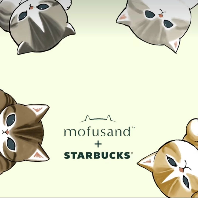 Starbucks Mofusand Classic Barista Plushie ginger cat kitty soft toy exclusive limited edition