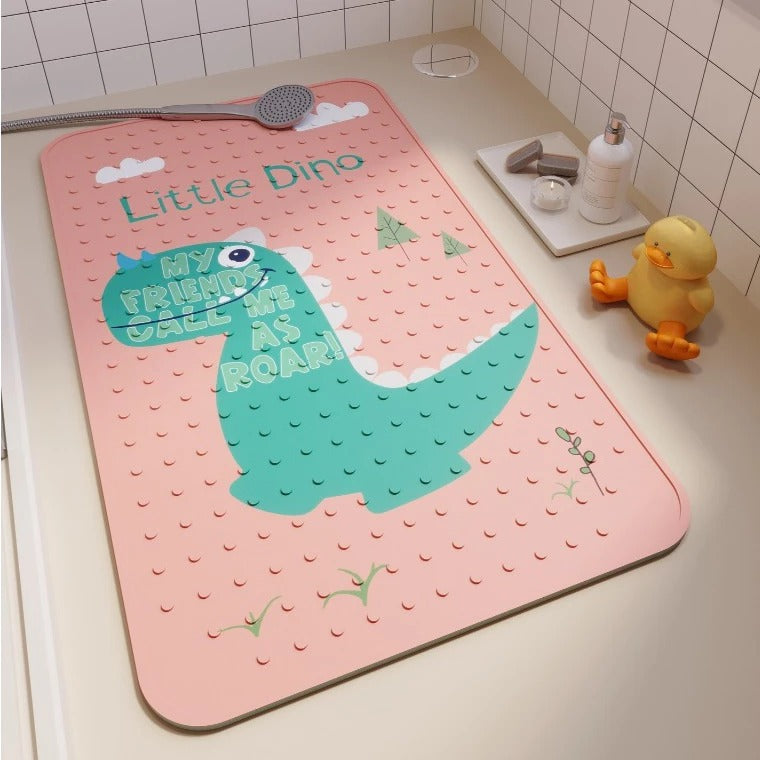 Puku Anti-Slip Bath Mat Shower Mat With Suction Cups (40x70cm) - 10 Designs