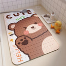 Puku Anti-Slip Bath Mat Shower Mat With Suction Cups (40x70cm) - 10 Designs