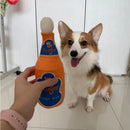 [2-Pack] Nom Pawger Beer Squeakie Chew Toy