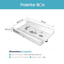 Palette Box Universal Baby Cot Top Changing Mat with Wooden Base