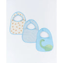 [2-Pack] Snapkis Everyday Bib Set 3Pk - Assorted Designs