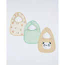 [2-Pack] Snapkis Everyday Bib Set 3Pk - Assorted Designs