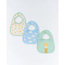 [2-Pack] Snapkis Everyday Bib Set 3Pk - Assorted Designs