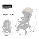 Bonbijou EzyGo Auto-Fold Stroller - 2 Colors