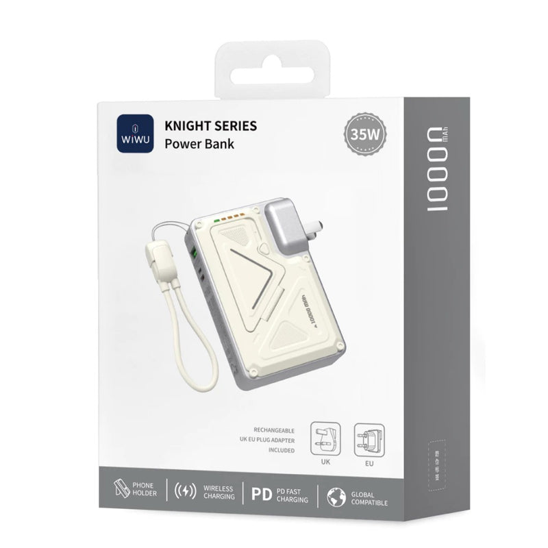 WIWU Knight series 35W Power Bank 10000mAh Wi-P057 CN+UK+EU plug - 2 Colors