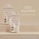 Lansinoh Breastmilk Storage Bags (50pcs, UK Version) (New and Improved) ( 2 Pack Bundle )