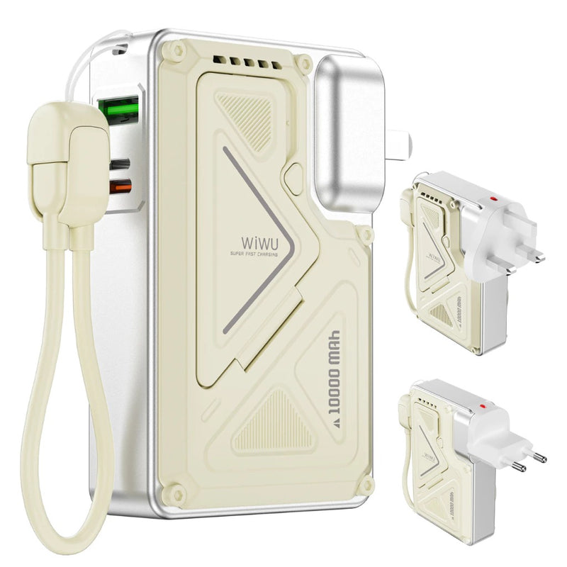WIWU Knight series 35W Power Bank 10000mAh Wi-P057 CN+UK+EU plug - 2 Colors