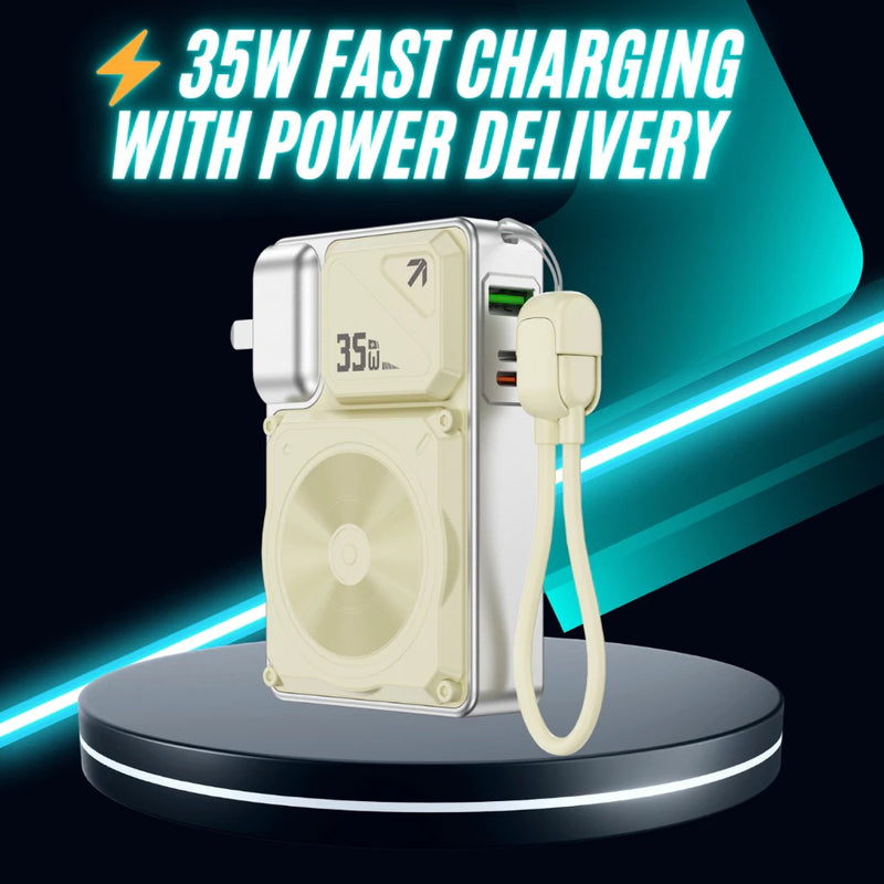 WIWU Knight series 35W Power Bank 10000mAh Wi-P057 CN+UK+EU plug - 2 Colors