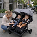 Lucky Baby City Glide Twin Stroller