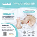 Palette Box SnugFit Waterproof & Breathable Crib Mattress Protector