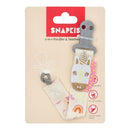 [3-Pack] Snapkis 2-in-1 Pacifier & Teether Clip - Assorted Designs