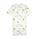 Lassig LSF Short Sleeve Sunsuit Surfboards Sea Salt