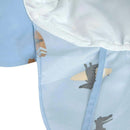 Lassig LSF Sun Protection Flap Hat Crocodile Sky Blue