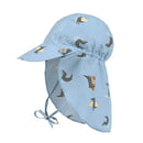 Lassig LSF Sun Protection Flap Hat Crocodile Sky Blue