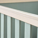 Tutti Bambini Kuba Cot Bed - Pickled Oak/Sage Weave