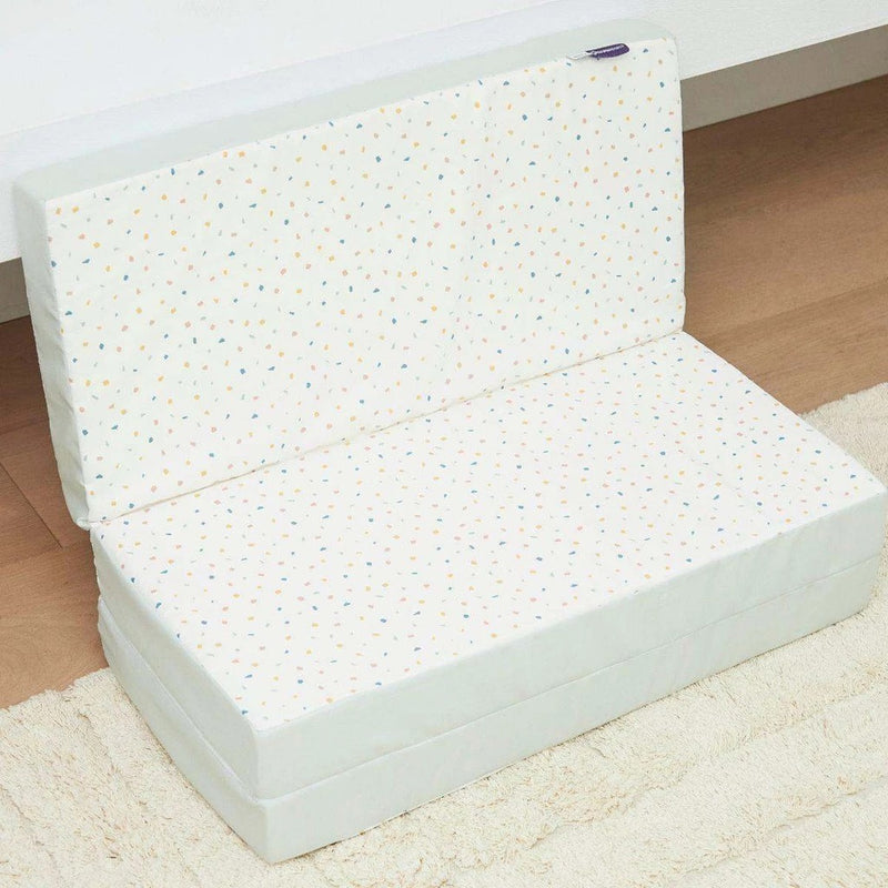 Clevamama Clevafoam Travel Cot Mattress - 3 In 1 Terrazzo
