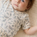 Jamie Kay Organic Cotton Hudson Short Sleeve Bodysuit - Sea Life