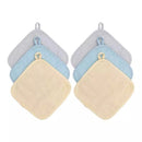 [2-Pack] Snapkis Face Washcloth 6Pk - 3 Colors