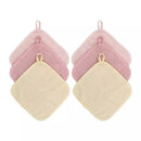 [2-Pack] Snapkis Face Washcloth 6Pk - 3 Colors