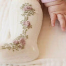 [3-Pack] Jamie Kay Tasha Floral Jacquard Sock - Egret