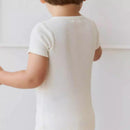Jamie Kay Organic Cotton Modal Henley Tee - Milk